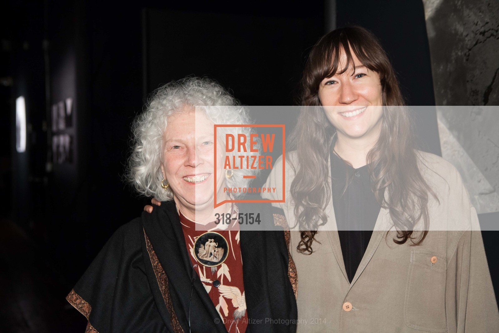 Linda Connor, Rachelle Bussieres, Z SPACE GALLERY Opening, US, November 7th, 2014, Photo #318-5154 Linda Connor, Rachelle Bussieres, Photo #318-5154