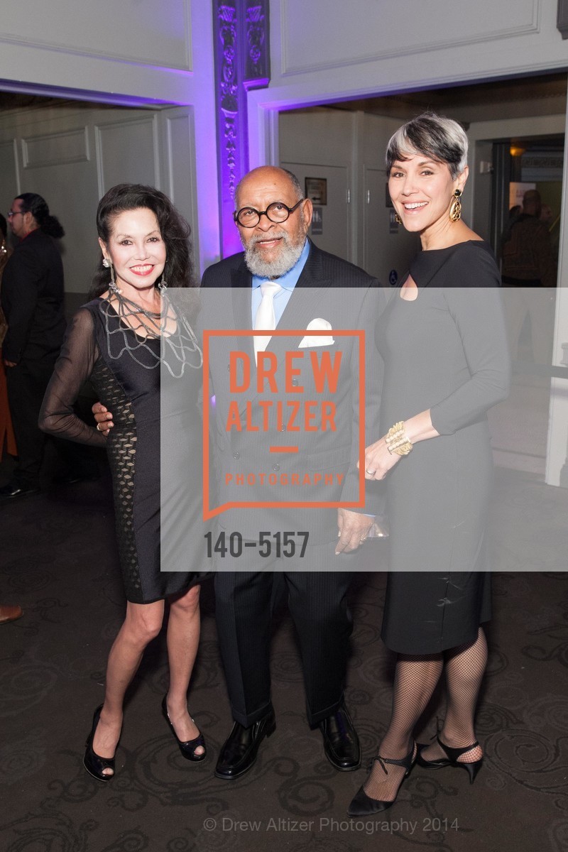Janice Mirikitani, Rev. Cecil Williams, Doniece Sandoval, Fifth Annual GLIDE Legacy Gala: A Love Supreme, US, July 26th, 2014, Photo #140-5157 Janice Mirikitani, Rev. Cecil Williams, Doniece Sandoval, Photo #140-5157