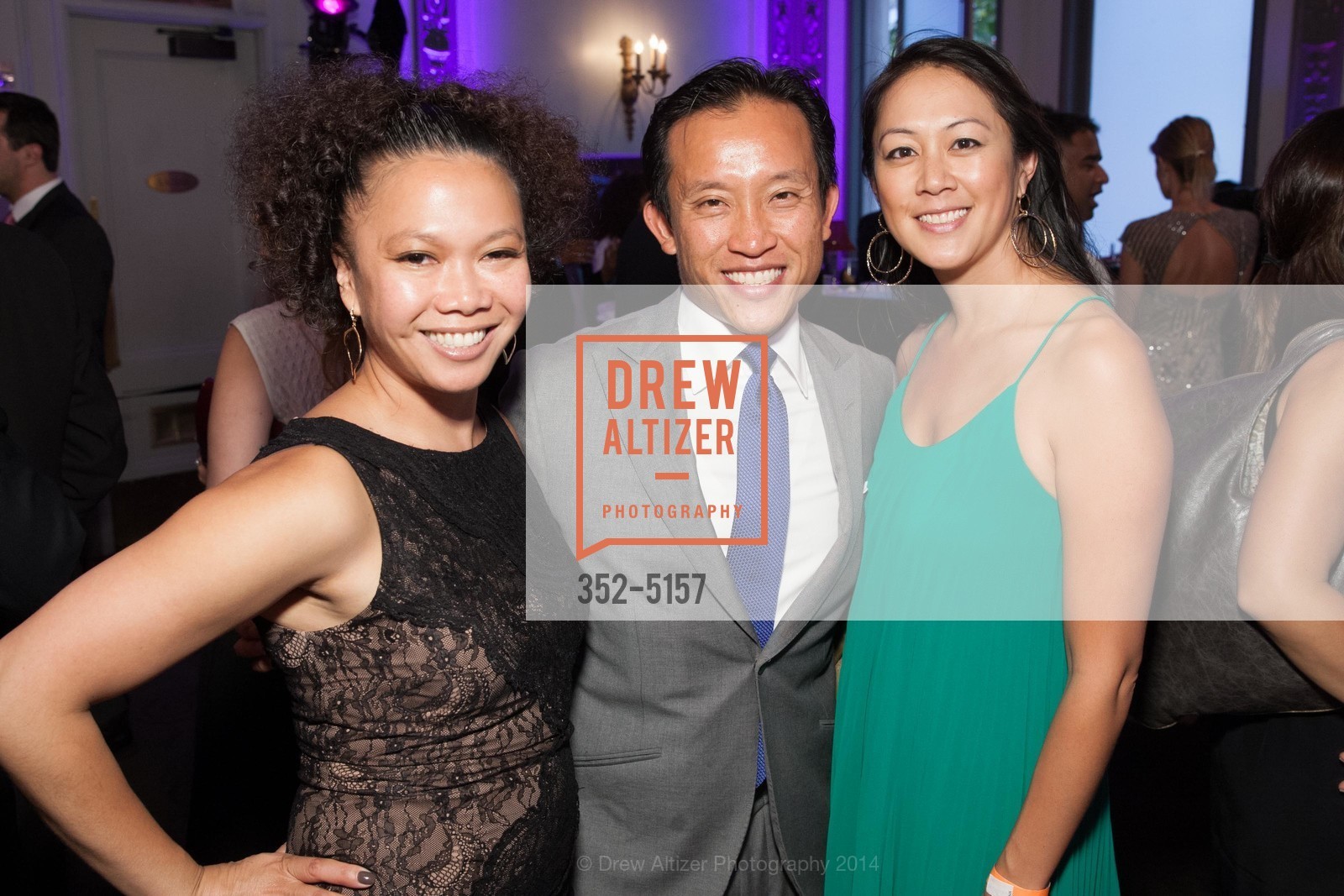 Dori Caminong, David Chiu, Candace Chen, Fifth Annual GLIDE Legacy Gala: A Love Supreme, US, July 26th, 2014, Photo #352-5157 Dori Caminong, David Chiu, Candace Chen, Photo #352-5157