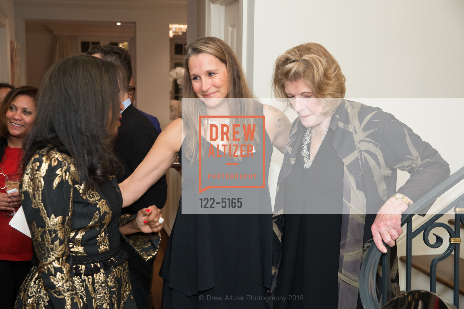 Catherine Gund, Agnes Gund, Art for Justice Reception, Private Residence, February 21st, 2018, Photo #122-5165 Catherine Gund, Agnes Gund, Photo #122-5165