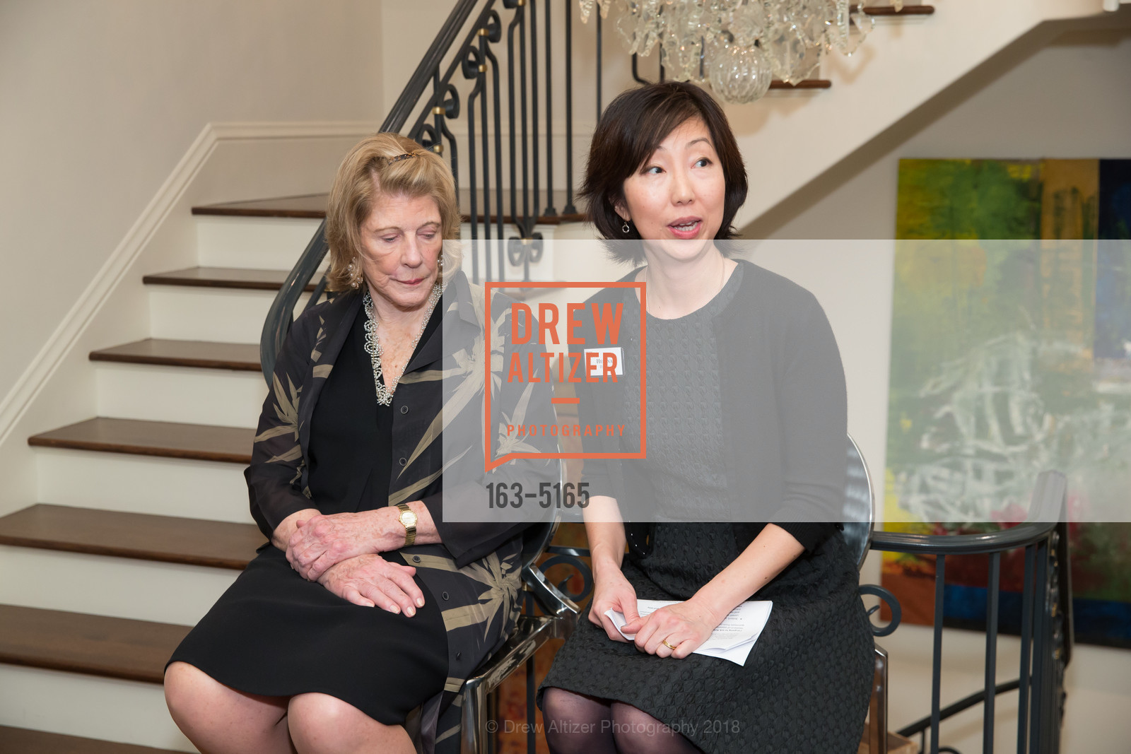 Agnes Gund, Helena Huang, Art for Justice Reception, Private Residence, February 21st, 2018, Photo #163-5165 Agnes Gund, Helena Huang, Photo #163-5165