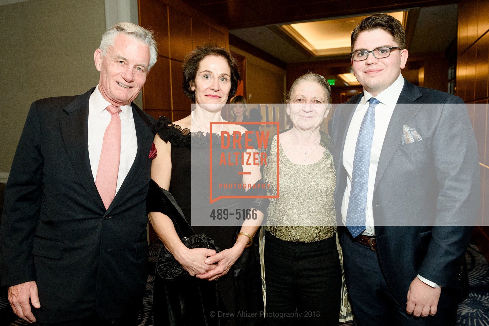 Rick Hills, Laurance Hills, Dominique Lahaussois, Pierre-Alexander Low, Philharmonia Baroque Winter Gala and Auction 2018, Four Seasons Hotel. 757 Market Street, February 23rd, 2018, Photo #489-5166 Rick Hills, Laurance Hills, Dominique Lahaussois, Pierre-Alexander Low, Photo #489-5166