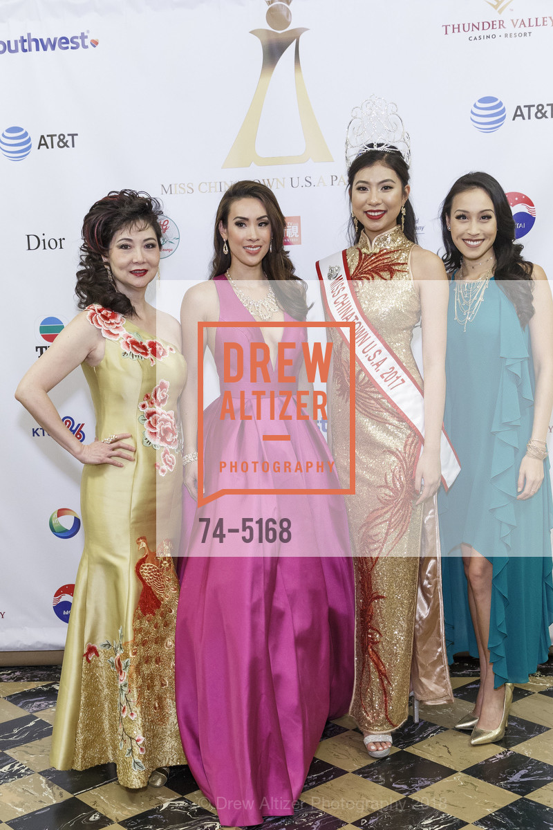 Julia Tung, Betty Hsu, Karen Yang, Crystal Lee, Miss Chinatown Pageant 2018, War Memorial Herbst Theater. 401 Van Ness Avenue, February 22nd, 2018, Photo #74-5168 Julia Tung, Betty Hsu, Karen Yang, Crystal Lee, Photo #74-5168