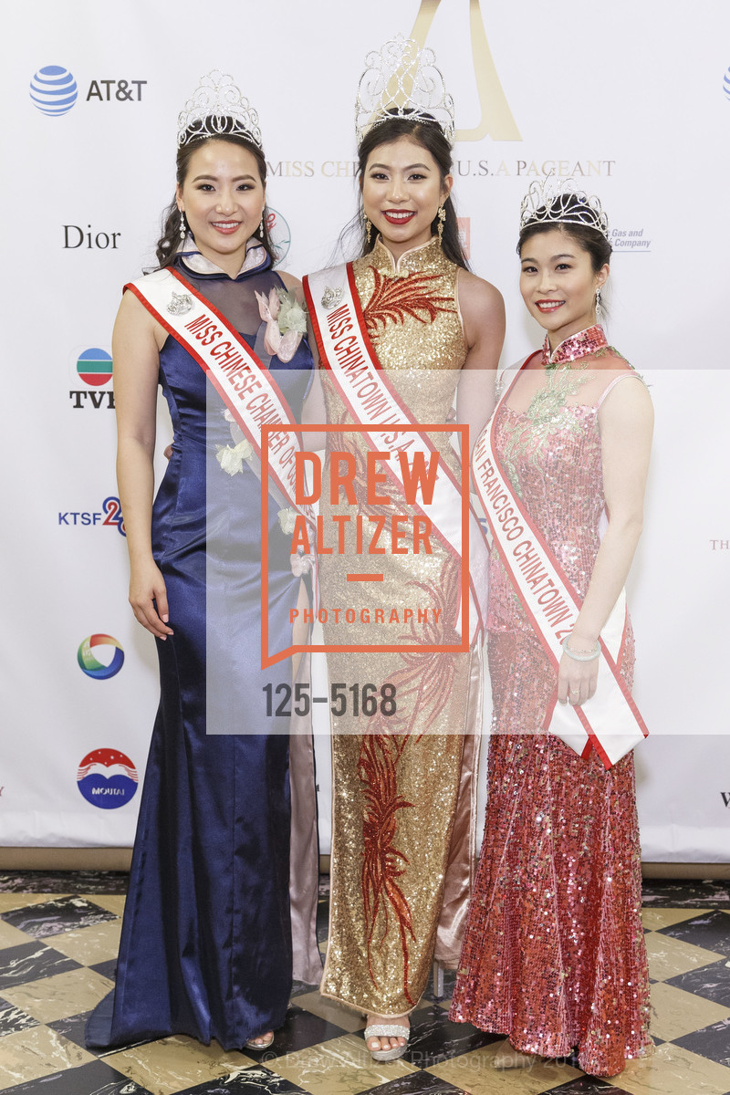 Karen Luo, Karen Yang, Elisa Santos, Miss Chinatown Pageant 2018, War Memorial Herbst Theater. 401 Van Ness Avenue, February 22nd, 2018, Photo #125-5168 Karen Luo, Karen Yang, Elisa Santos, Photo #125-5168
