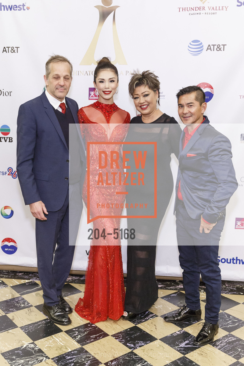Matt Dearborn, Riyo Mori, Rosalina Lydster, Tommy Hoang, Miss Chinatown Pageant 2018, War Memorial Herbst Theater. 401 Van Ness Avenue, February 22nd, 2018, Photo #204-5168 Matt Dearborn, Riyo Mori, Rosalina Lydster, Tommy Hoang, Photo #204-5168