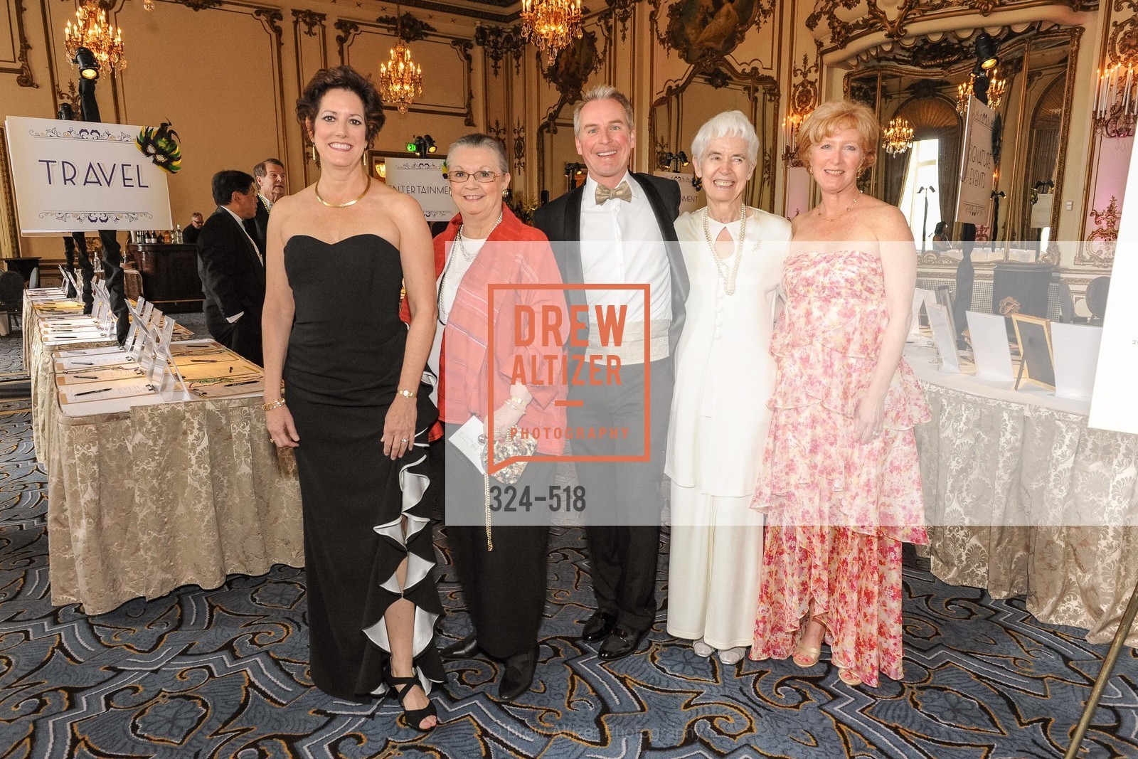 Jean Kellogg, Donna Blacker, Patrick Wilken, Jayne Davis, Carlyn Clause, MEROLA OPERA Spring Benefit 2014: A Night in New Orleans, US. Fairmont, April 12th, 2014,Drew Altizer, Drew Altizer Photography, full-service agency, private events, San Francisco photographer, photographer california