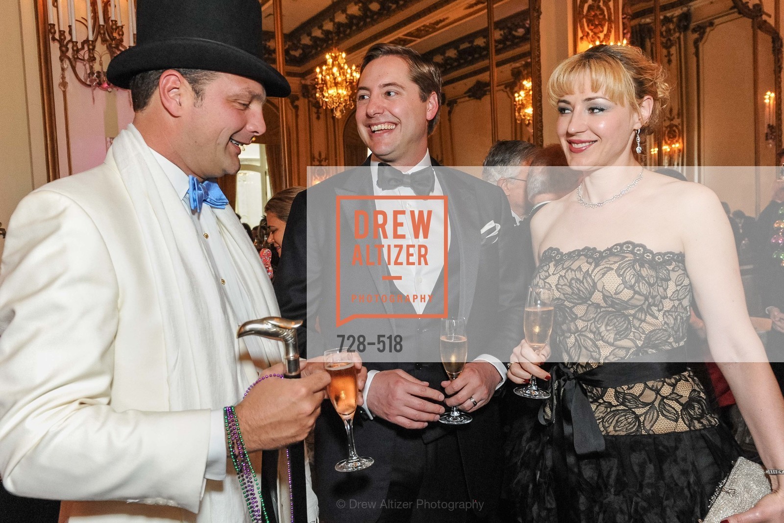 Guillaume Orliac, Brian Gustafson, Liza Gustafson, MEROLA OPERA Spring Benefit 2014: A Night in New Orleans, US. Fairmont, April 12th, 2014,Drew Altizer, Drew Altizer Photography, full-service agency, private events, San Francisco photographer, photographer california