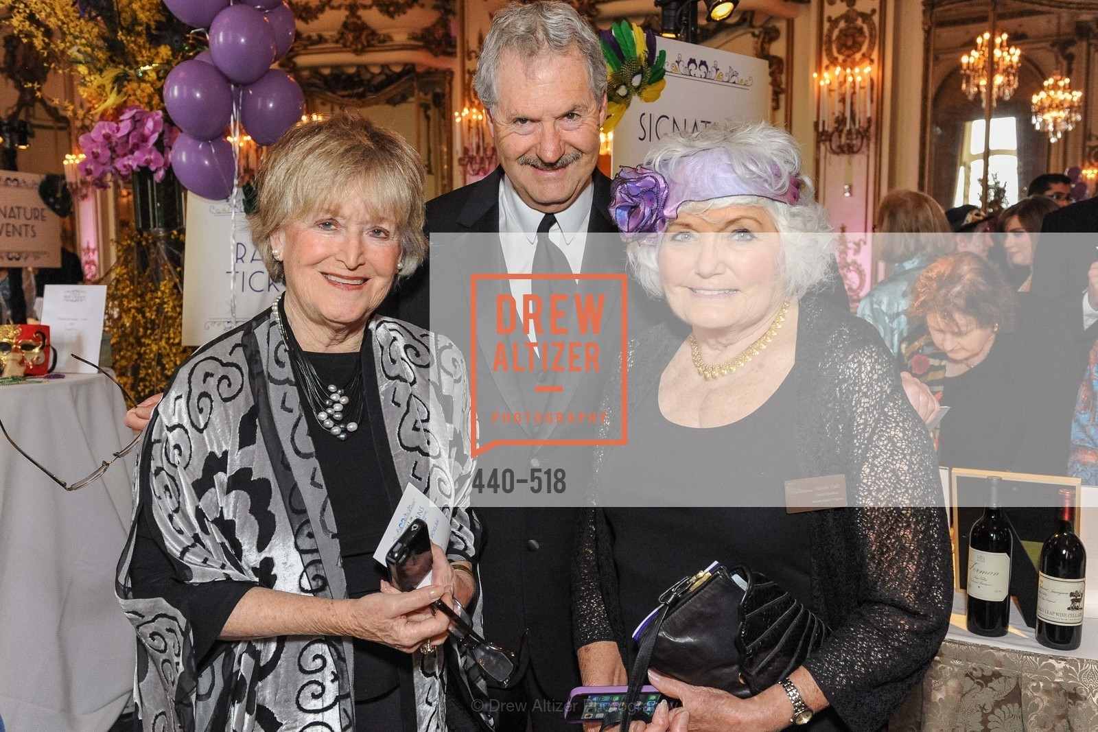 Susie Pollak, Nick Gerson, Sue York, MEROLA OPERA Spring Benefit 2014: A Night in New Orleans, US. Fairmont, April 12th, 2014,Drew Altizer, Drew Altizer Photography, full-service agency, private events, San Francisco photographer, photographer california
