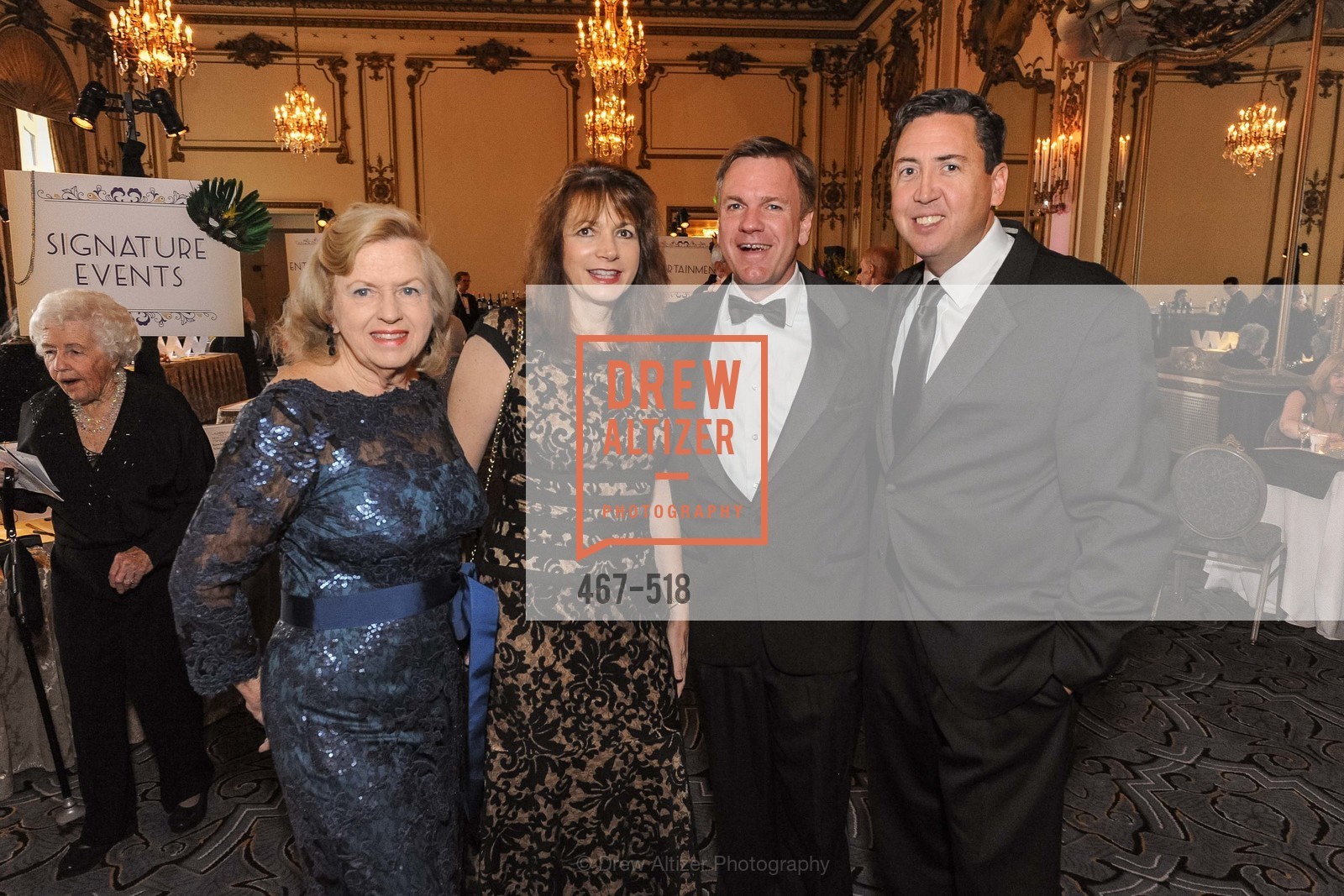 Doris Michael, Karen Ostrach, Stanley Michael, John Churchwell, MEROLA OPERA Spring Benefit 2014: A Night in New Orleans, US. Fairmont, April 12th, 2014,Drew Altizer, Drew Altizer Photography, full-service agency, private events, San Francisco photographer, photographer california