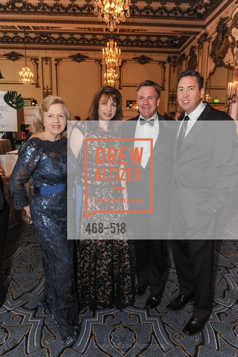 Doris Michael, Karen Ostrach, Stanley Michael, John Churchwell, MEROLA OPERA Spring Benefit 2014: A Night in New Orleans, US. Fairmont, April 12th, 2014,Drew Altizer, Drew Altizer Photography, full-service agency, private events, San Francisco photographer, photographer california
