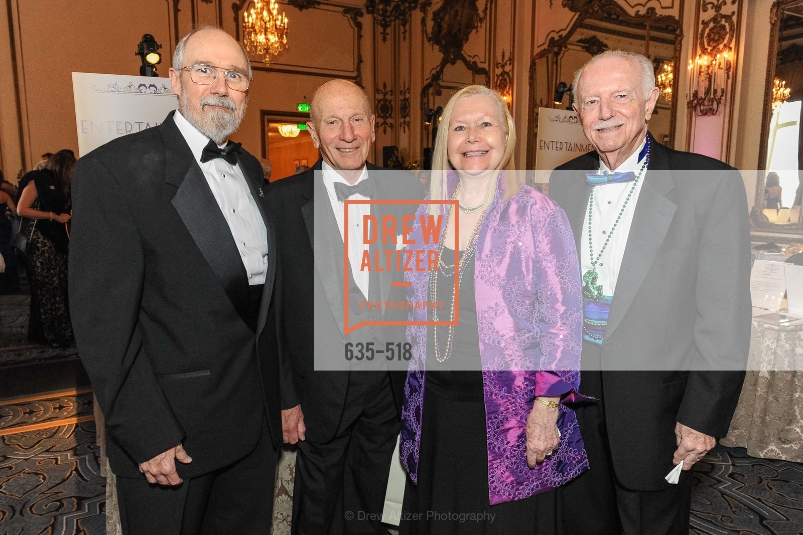 Bob Ryan, Tom Morton, Bernice Lindstrom, John Lindstrom, MEROLA OPERA Spring Benefit 2014: A Night in New Orleans, US. Fairmont, April 12th, 2014,Drew Altizer, Drew Altizer Photography, full-service agency, private events, San Francisco photographer, photographer california