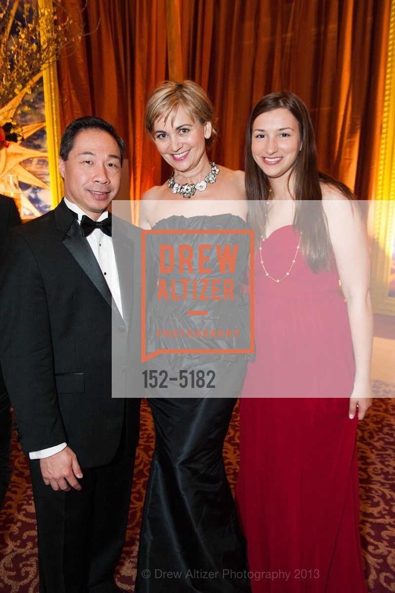 Wilson Yan, Jane Burkhard, Lina Ochman, ENCORE Gala Reception, US, January 24th, 2013, Photo #152-5182 Wilson Yan, Jane Burkhard, Lina Ochman, Photo #152-5182