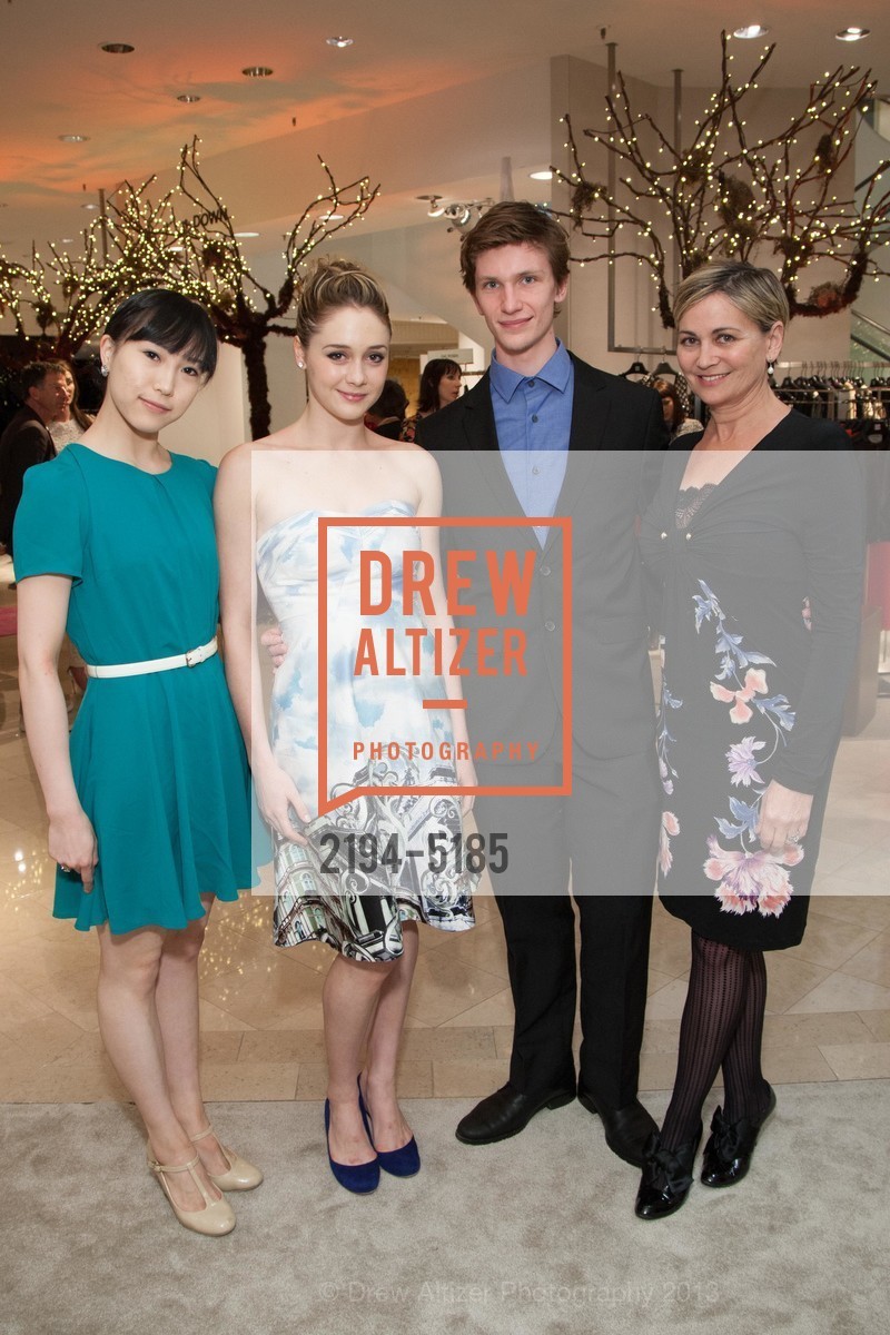 Shion Yuasa, Lacey Escabar, Alexander Reneff-Olson, Jane Burkhard, Cinderella Launch Event at SAKS FIFTH AVENUE, US, April 8th, 2013, Photo #2194-5185 Shion Yuasa, Lacey Escabar, Alexander Reneff-Olson, Jane Burkhard, Photo #2194-5185