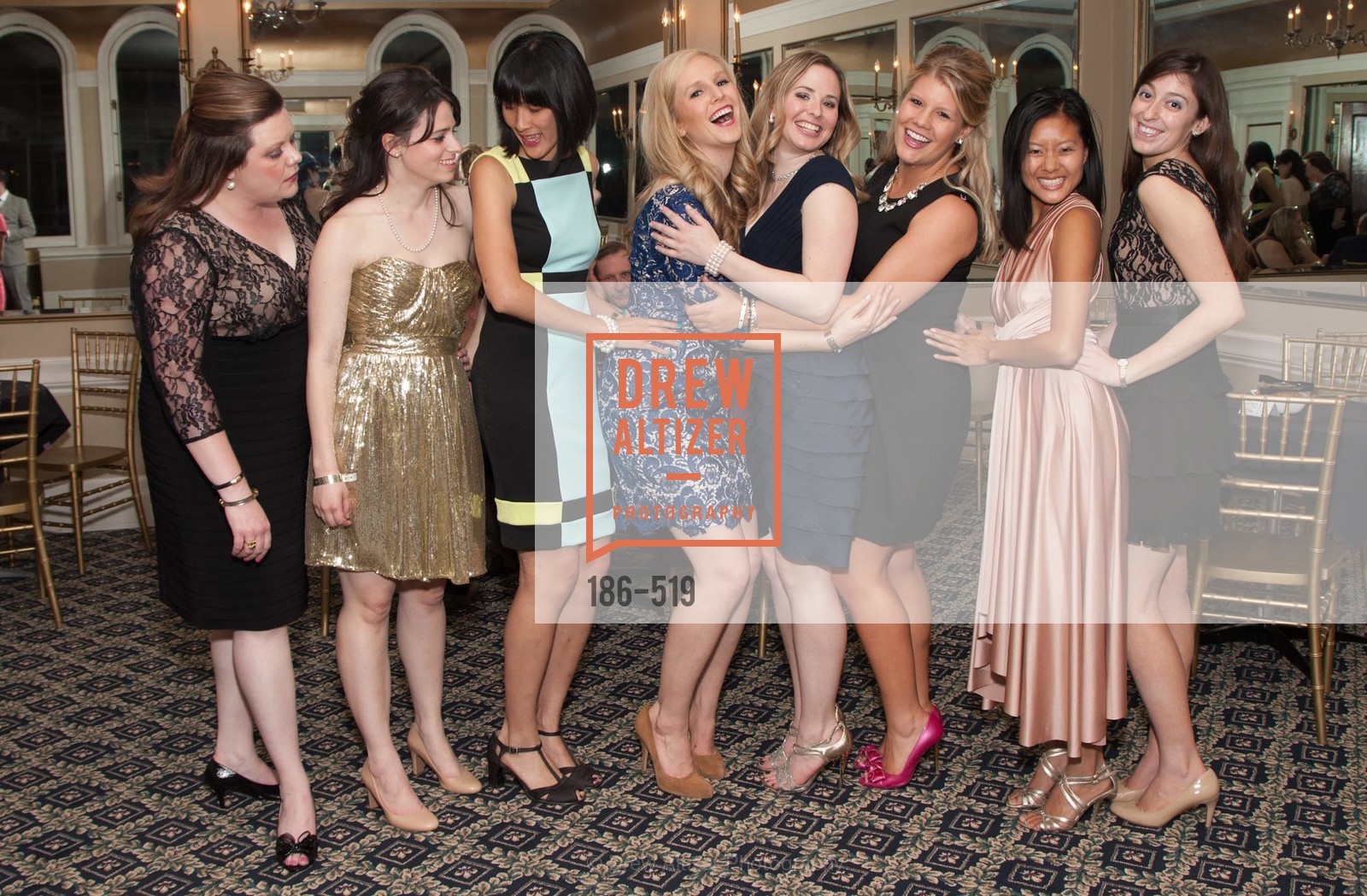Cassie Gray, Bailey Douglass, Tinna Ho, Cambria Steel, Elizabeth Sgarrella, Laura Davis, Jenny Tea, Kari Fox, Spinsters of San Francisco Presents: 2014 Patrons Reception Honoring Lori Shigekane, US. US, April 12th, 2014,Drew Altizer, Drew Altizer Photography, full-service agency, private events, San Francisco photographer, photographer california