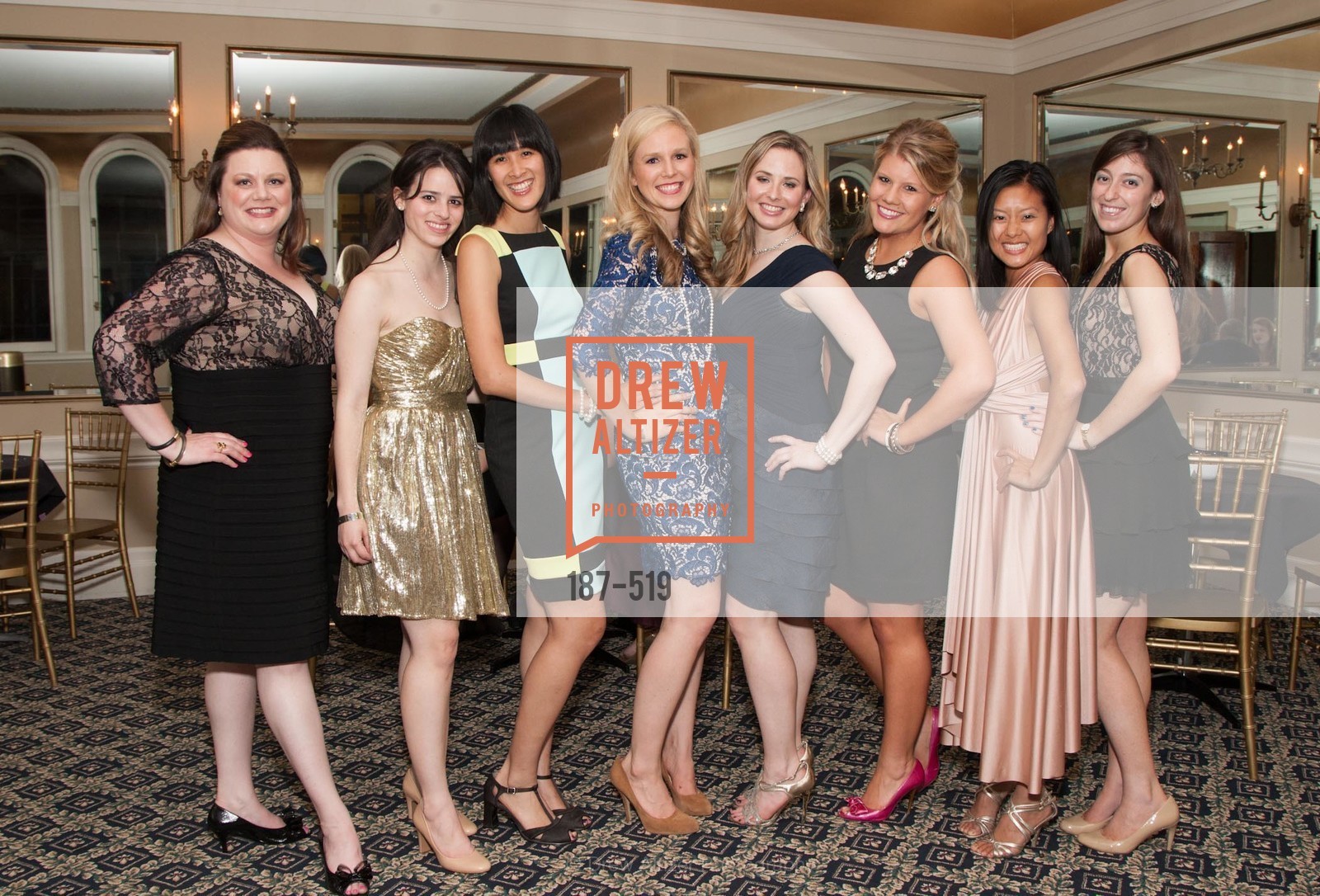 Cassie Gray, Bailey Douglass, Tinna Ho, Cambria Steel, Elizabeth Sgarrella, Laura Davis, Jenny Tea, Kari Fox, Spinsters of San Francisco Presents: 2014 Patrons Reception Honoring Lori Shigekane, US. US, April 12th, 2014,Drew Altizer, Drew Altizer Photography, full-service agency, private events, San Francisco photographer, photographer california