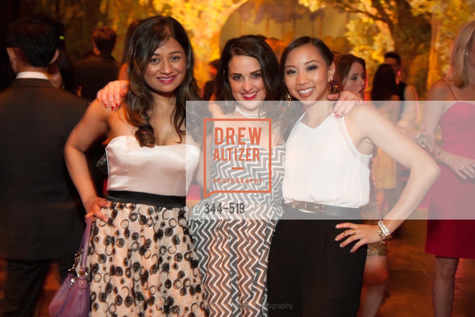 Priya Saiprasad, Christina Cordosa, Eileen Chou, Spinsters of San Francisco Presents: 2014 Patrons Reception Honoring Lori Shigekane, US. US, April 12th, 2014,Drew Altizer, Drew Altizer Photography, full-service agency, private events, San Francisco photographer, photographer california