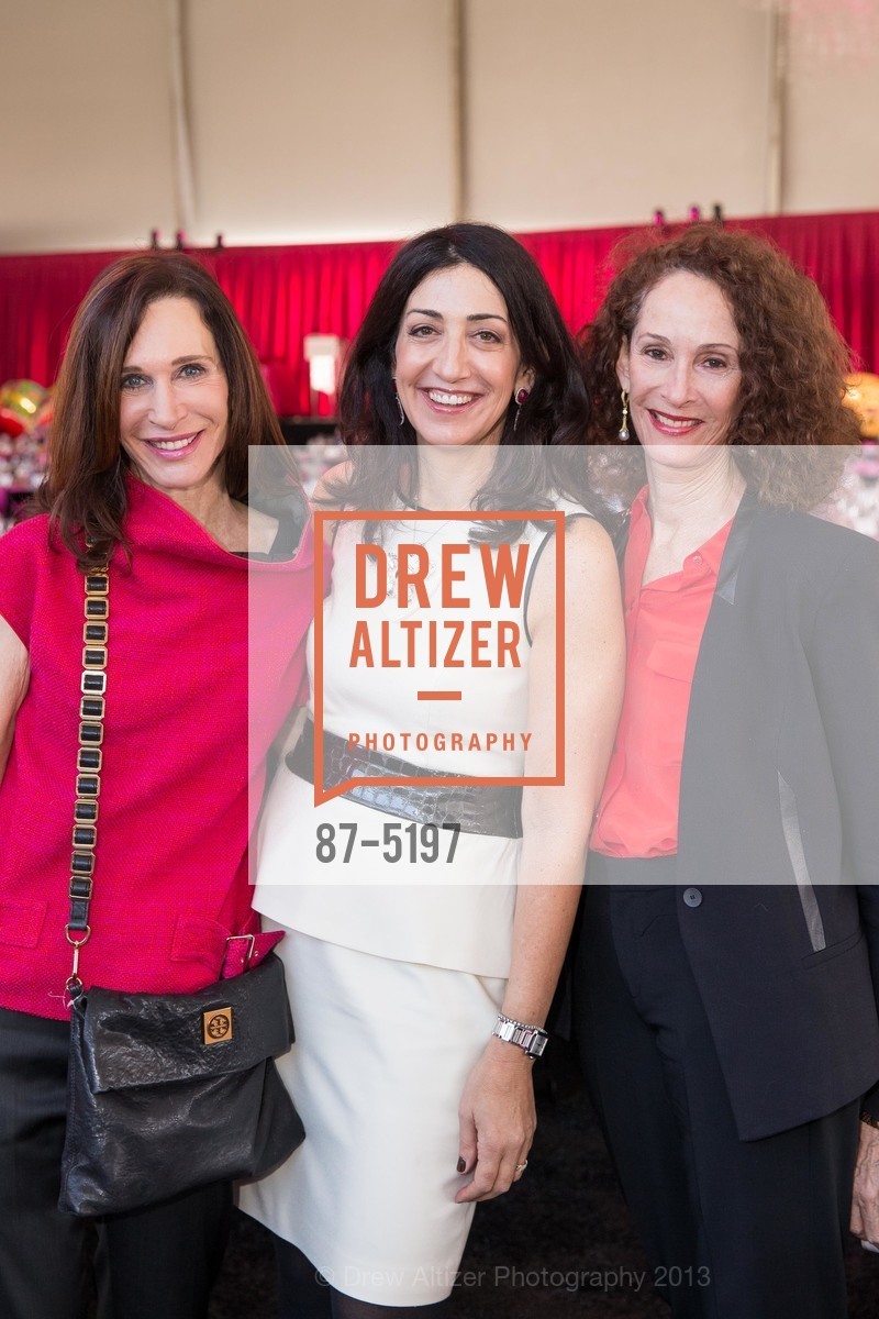 Margie Kaminsky, Pam Baer, Sharon Levins, 2013 HEROES & HEARTS LUNCHEON benefiting San Francisco General Hospital Foundation, US, February 14th, 2013, Photo #87-5197 Margie Kaminsky, Pam Baer, Sharon Levins, Photo #87-5197
