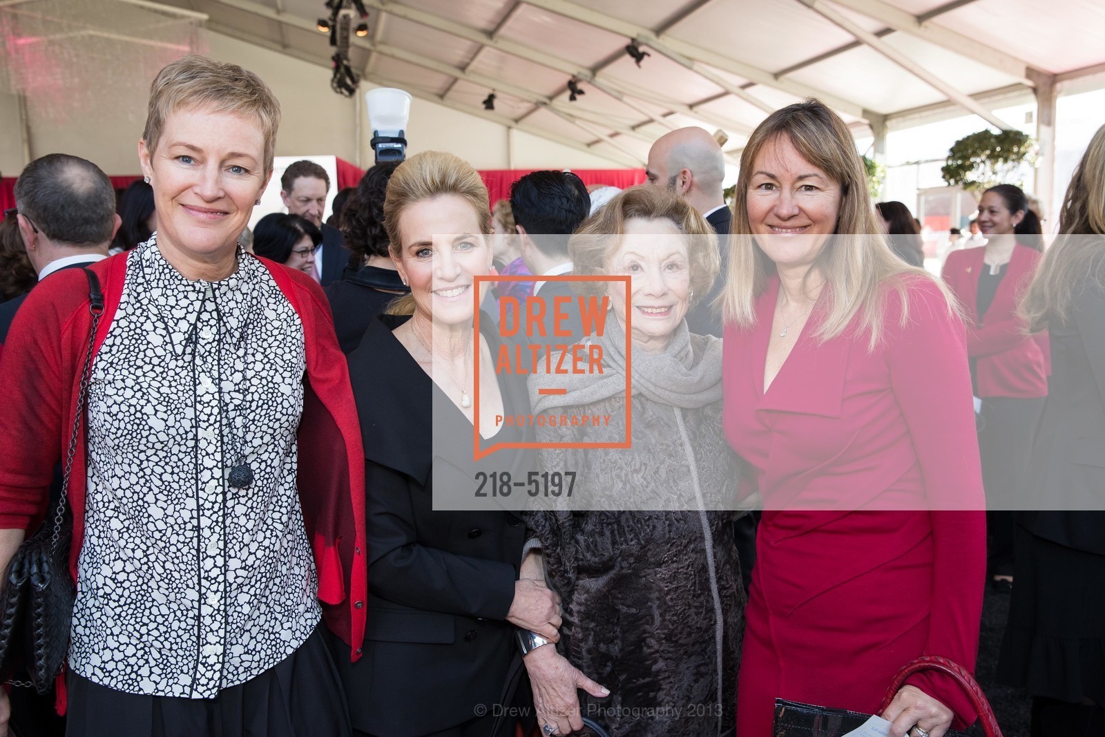 Wendy Ackerman, Lisa Goldman, Eleanor Myers, Kathy Kimball, 2013 HEROES & HEARTS LUNCHEON benefiting San Francisco General Hospital Foundation, US, February 14th, 2013, Photo #218-5197 Wendy Ackerman, Lisa Goldman, Eleanor Myers, Kathy Kimball, Photo #218-5197