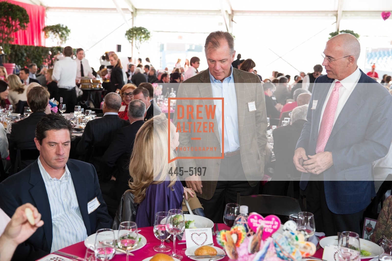 Michael Ginn, Jennifer Siebel Newsom, John Hamm, Michael Mondavi, 2013 HEROES & HEARTS LUNCHEON benefiting San Francisco General Hospital Foundation, US, February 14th, 2013, Photo #445-5197 Michael Ginn, Jennifer Siebel Newsom, John Hamm, Michael Mondavi, Photo #445-5197