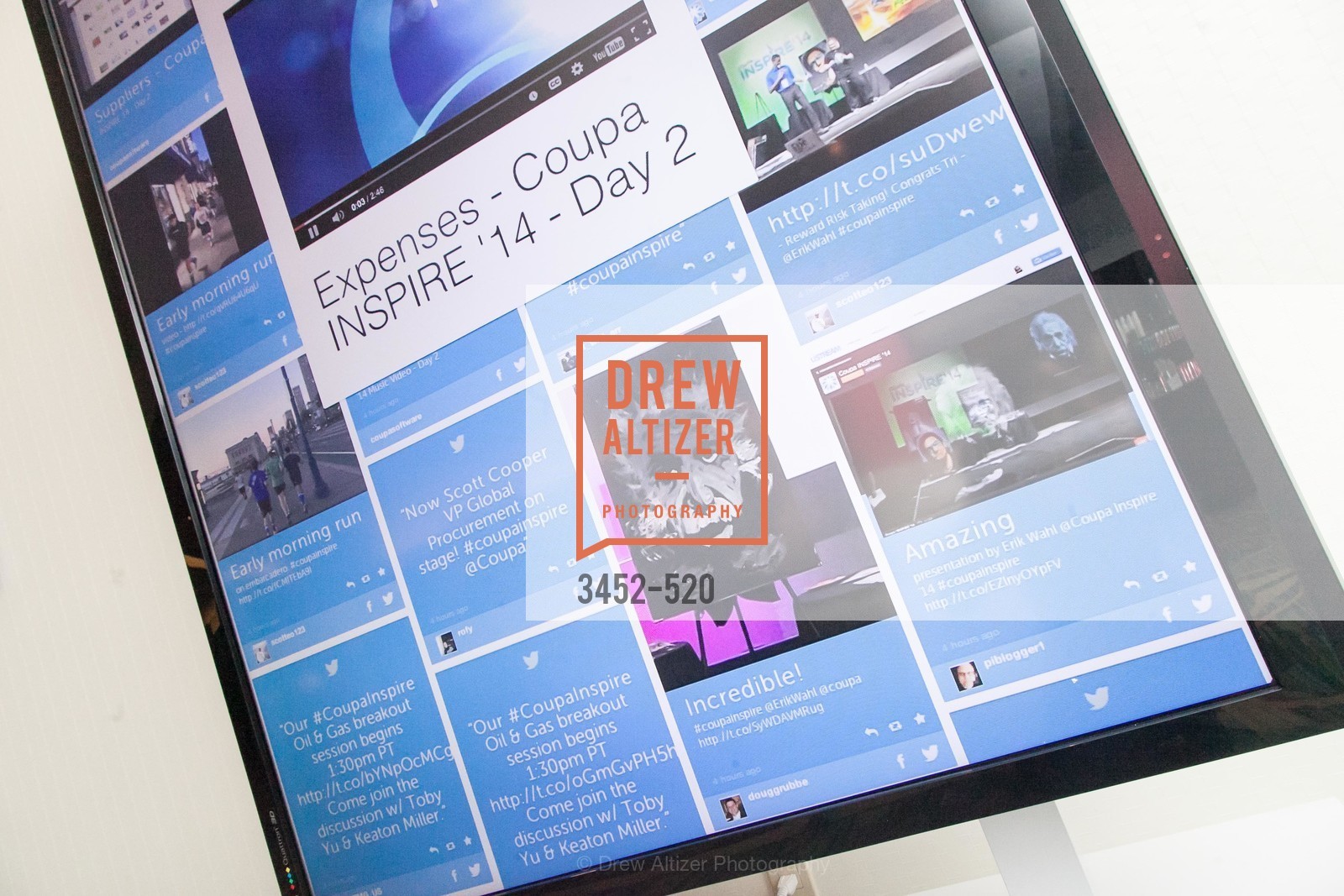 Atmosphere, Coupa Inspire '14, April 17th, 2014, Photo,Drew Altizer, Drew Altizer Photography, full-service agency, private events, San Francisco photographer, photographer california