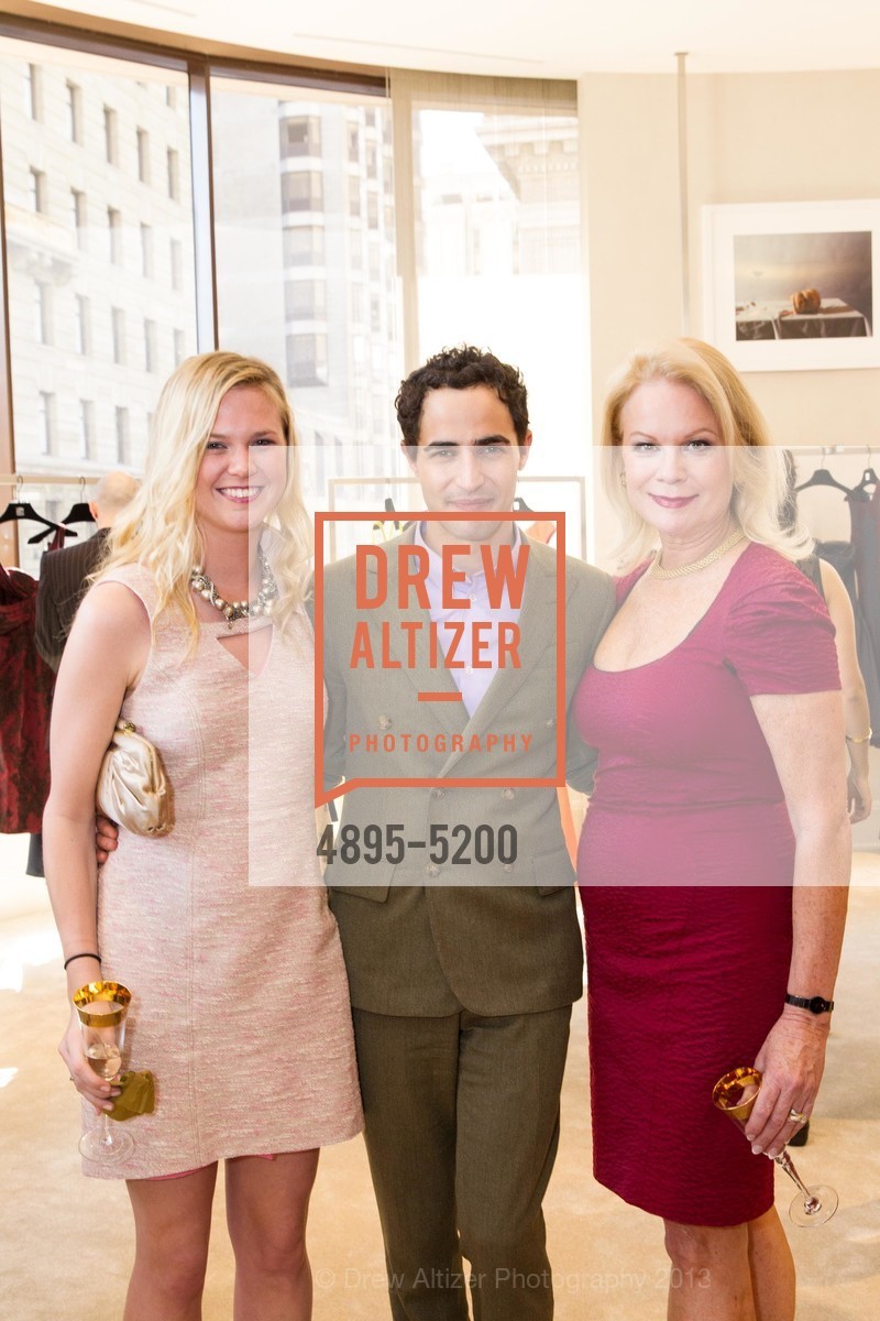 Kirsten Hanafee, Zac Posen, Claire Kostic, ZAC POSEN TRUNK SHOW at SAKS, US, April 26th, 2013, Photo #4895-5200 Kirsten Hanafee, Zac Posen, Claire Kostic, Photo #4895-5200