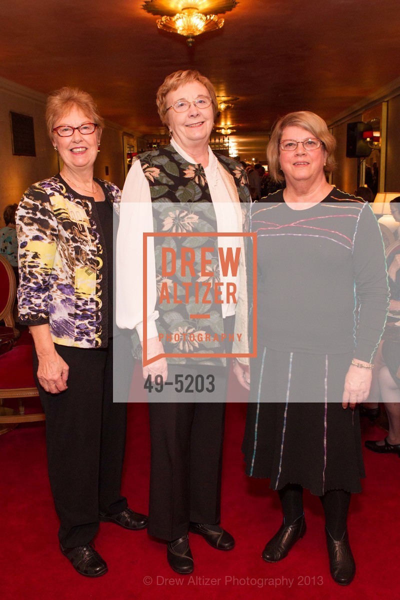 Jacobi Daley, Margaret Almen, Paula Reith, SF OPERA National Patrons Reception, US, October 26th, 2013, Photo #49-5203 Jacobi Daley, Margaret Almen, Paula Reith, Photo #49-5203