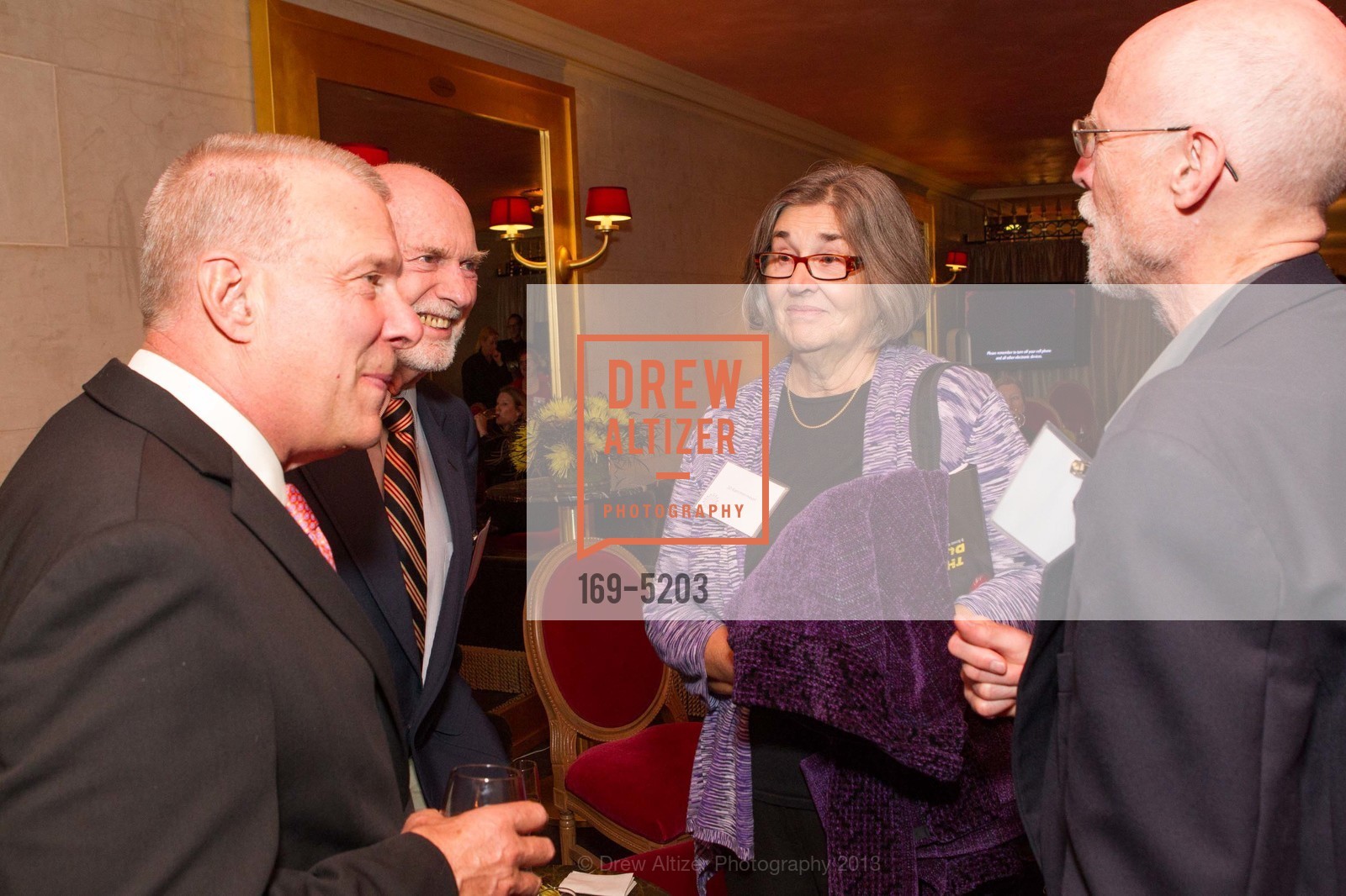 David Gockley, Robert Hochstetler, Jill Kammermeyer, Tom Herbst, SF OPERA National Patrons Reception, US, October 26th, 2013, Photo #169-5203 David Gockley, Robert Hochstetler, Jill Kammermeyer, Tom Herbst, Photo #169-5203