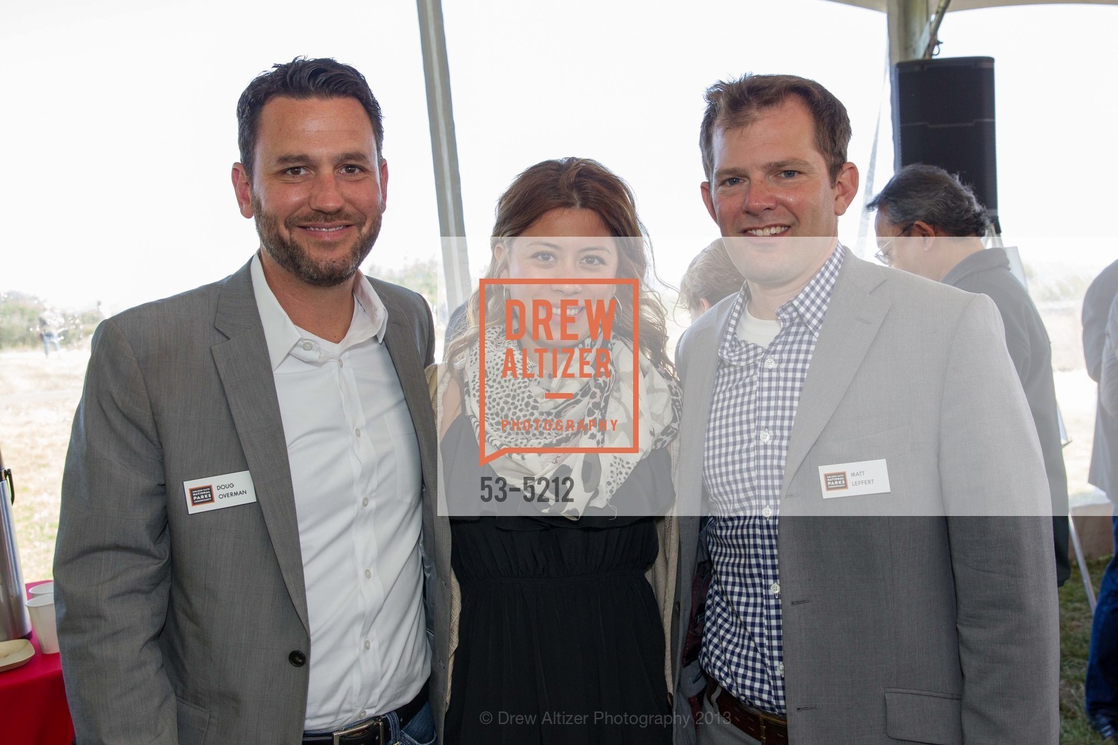 Doug Overman, Veronica Arreola, Matt Leffert, SFMOMA in partnership with the National Park Service and the Golden Gate National Parks Conservancy Present Mark di Suvero at Crissy Field Opening Reception, US, May 18th, 2013, Photo #53-5212 Doug Overman, Veronica Arreola, Matt Leffert, Photo #53-5212