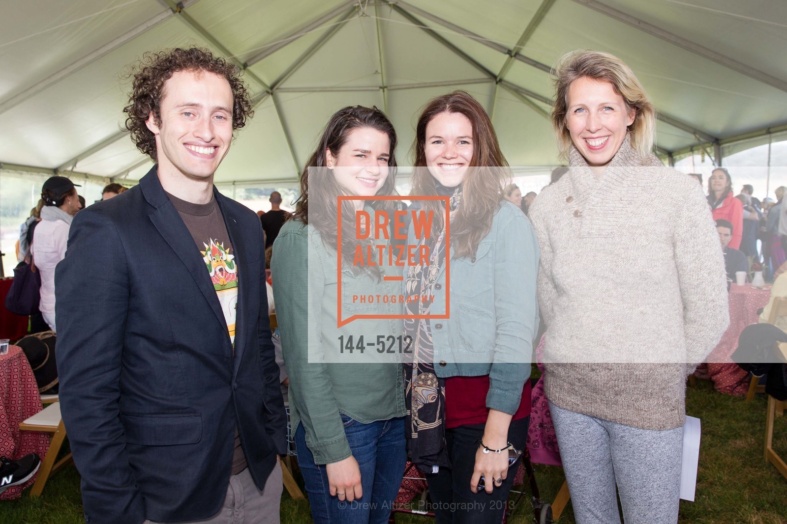Raphael D'Amico, Daphne Palmer, Katherine Krause, Lauren Goodman, SFMOMA in partnership with the National Park Service and the Golden Gate National Parks Conservancy Present Mark di Suvero at Crissy Field Opening Reception, US, May 18th, 2013, Photo #144-5212 Raphael D'Amico, Daphne Palmer, Katherine Krause, Lauren Goodman, Photo #144-5212