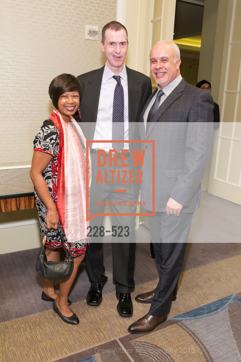 Candice Sue, Robert Hoffmeister, Charles Higueras, San Francisco Education Fund's 33rd Annual Back to School Gala, Four Seasons Hotel. 757 Market Street, November 12th, 2015, Photo #228-523 Candice Sue, Robert Hoffmeister, Charles Higueras, Photo #228-523