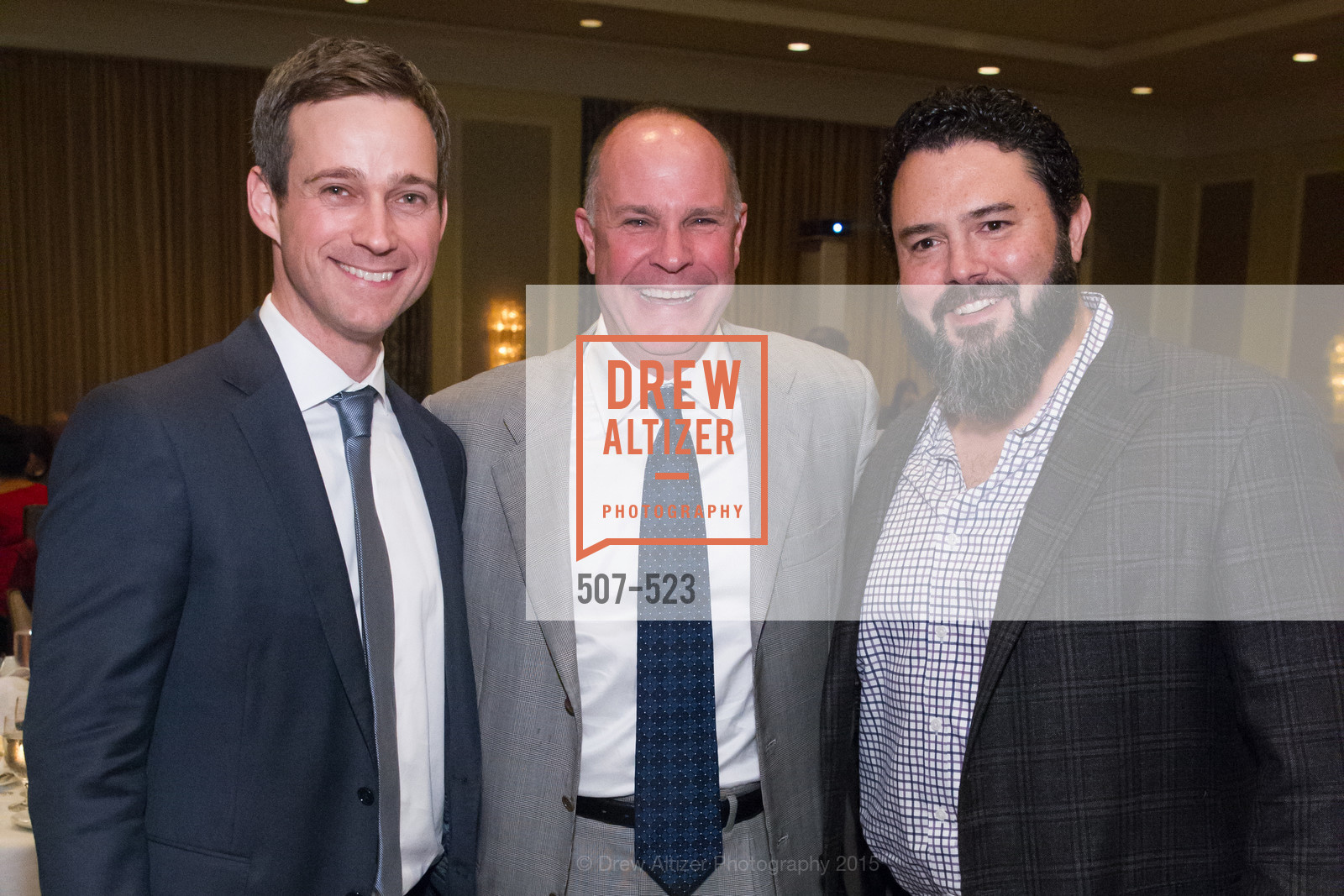 Alex Reese, John Chiatello, Tom Ecomonedes, San Francisco Education Fund's 33rd Annual Back to School Gala, Four Seasons Hotel. 757 Market Street, November 12th, 2015,Drew Altizer, Drew Altizer Photography, full-service agency, private events, San Francisco photographer, photographer california