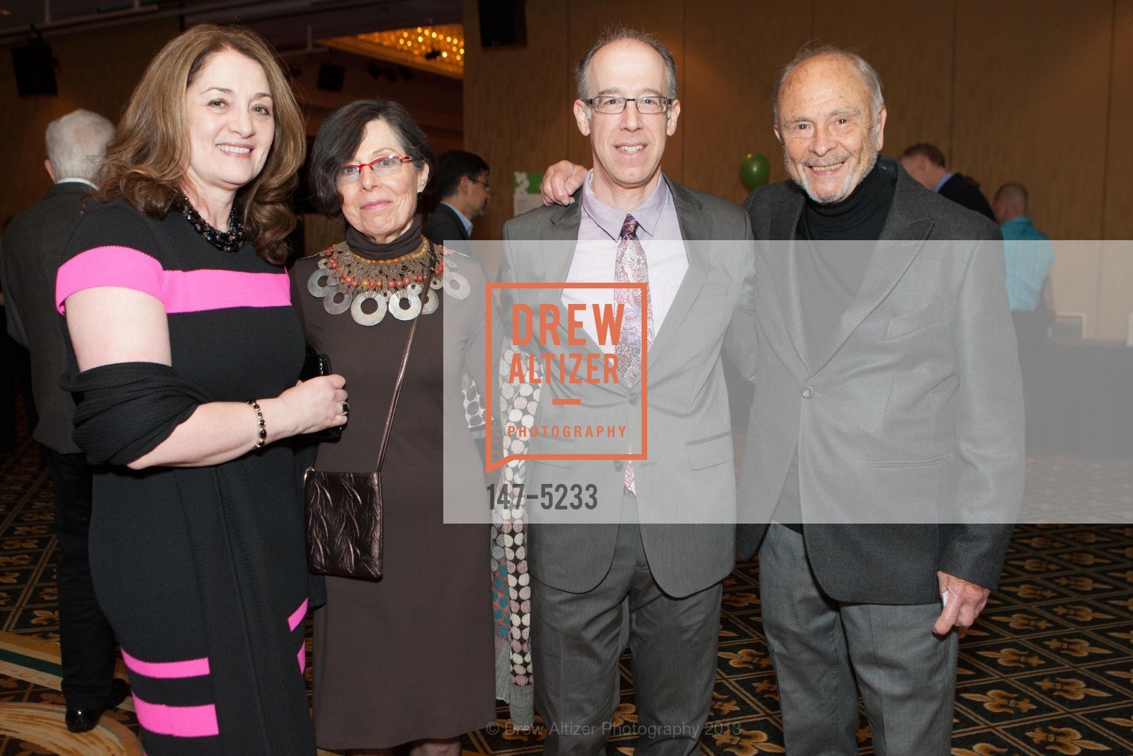 Marie Welch, Gloria Feldman, Don Falk, Saul Feldman, TNDC 32nd Annual Birthday Dinner, US, May 17th, 2013, Photo #147-5233 Marie Welch, Gloria Feldman, Don Falk, Saul Feldman, Photo #147-5233