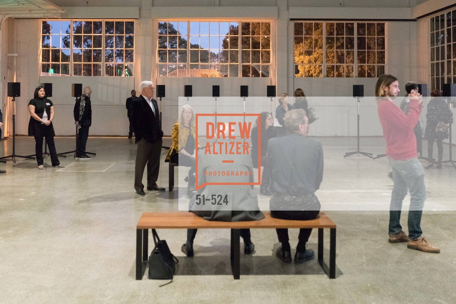 Atmosphere, The Forty Part Motet Evening Preview Celebration, Fort Mason Center, Building A. 2 Marina Blvd, November 12th, 2015,Drew Altizer, Drew Altizer Photography, full-service agency, private events, San Francisco photographer, photographer california