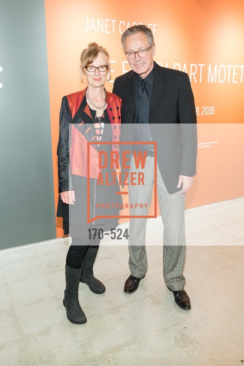 Janet Cardiff, Rudolf Frieling, The Forty Part Motet Evening Preview Celebration, Fort Mason Center, Building A. 2 Marina Blvd, November 12th, 2015,Drew Altizer, Drew Altizer Photography, full-service agency, private events, San Francisco photographer, photographer california