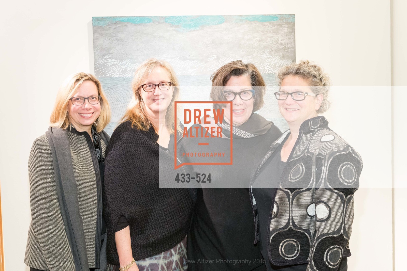 Janet Alberti, Janet Bishop, Wendy Storch, Barbara Berkley, The Forty Part Motet Evening Preview Celebration, Fort Mason Center, Building A. 2 Marina Blvd, November 12th, 2015,Drew Altizer, Drew Altizer Photography, full-service agency, private events, San Francisco photographer, photographer california