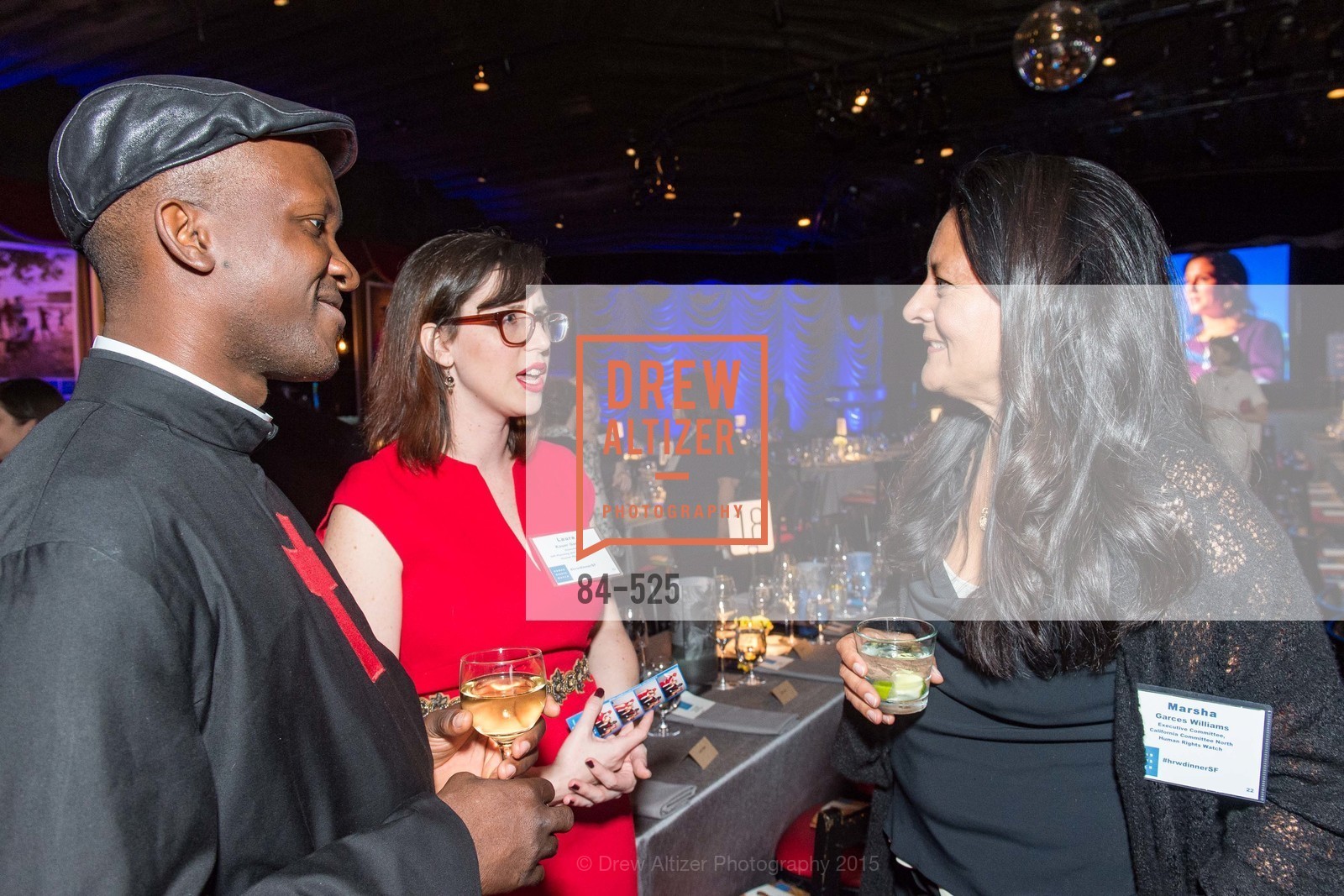 Fr. Bernard Kinvi, Laura Kauer Garcia, Marsha Garces Williams, Human Rights Watch Voices for Justice, Bimbo's. 2525 Van Ness St, November 12th, 2015,Drew Altizer, Drew Altizer Photography, full-service agency, private events, San Francisco photographer, photographer california
