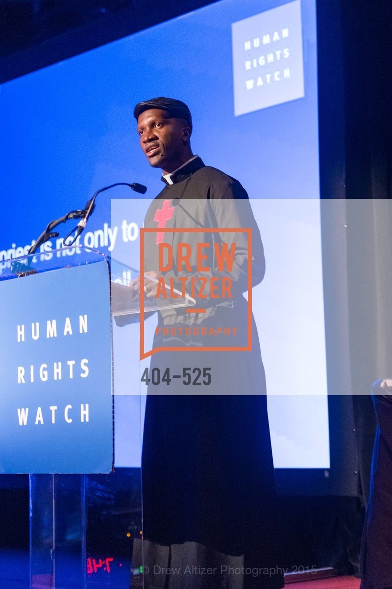 Fr. Bernard Kinvi, Human Rights Watch Voices for Justice, Bimbo's. 2525 Van Ness St, November 12th, 2015,Drew Altizer, Drew Altizer Photography, full-service agency, private events, San Francisco photographer, photographer california