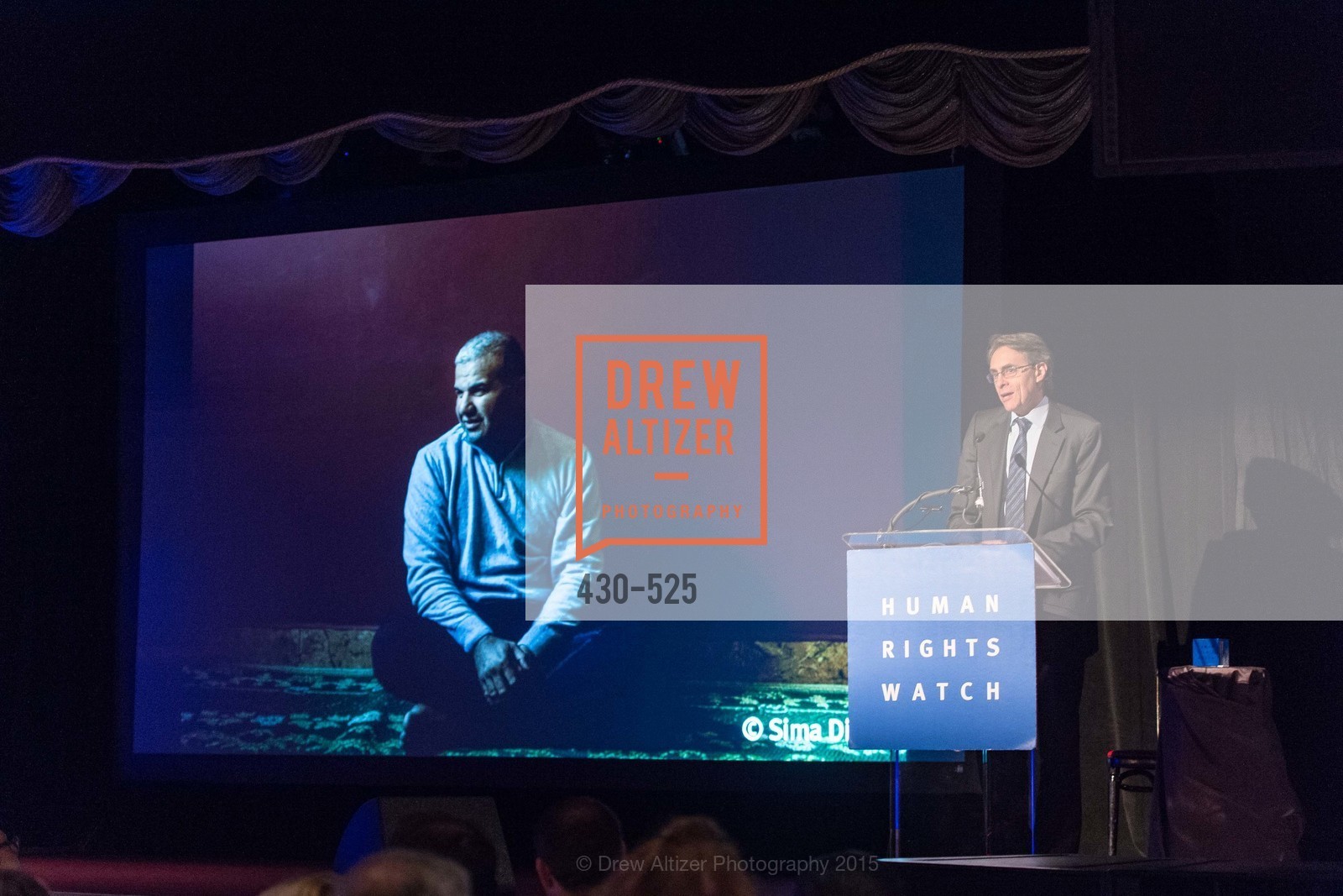 Kenneth Roth, Human Rights Watch Voices for Justice, Bimbo's. 2525 Van Ness St, November 12th, 2015