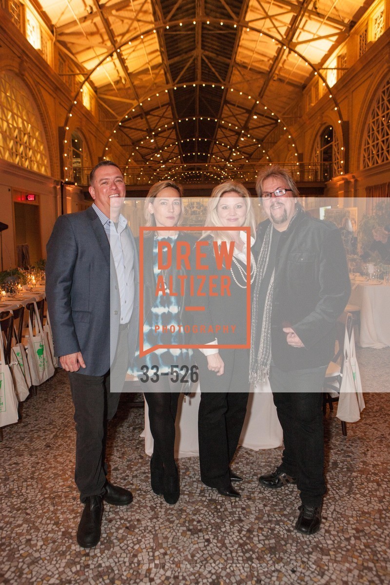 Peter Scherr, Mera Granberg, Stacey Pack, David Pack, Slide Ranch Silver Trowel Awards Dinner & Fundraiser, San Francisco Ferry Building. 2525 Van Ness St, November 12th, 2015, Photo #33-526 Peter Scherr, Mera Granberg, Stacey Pack, David Pack, Photo #33-526