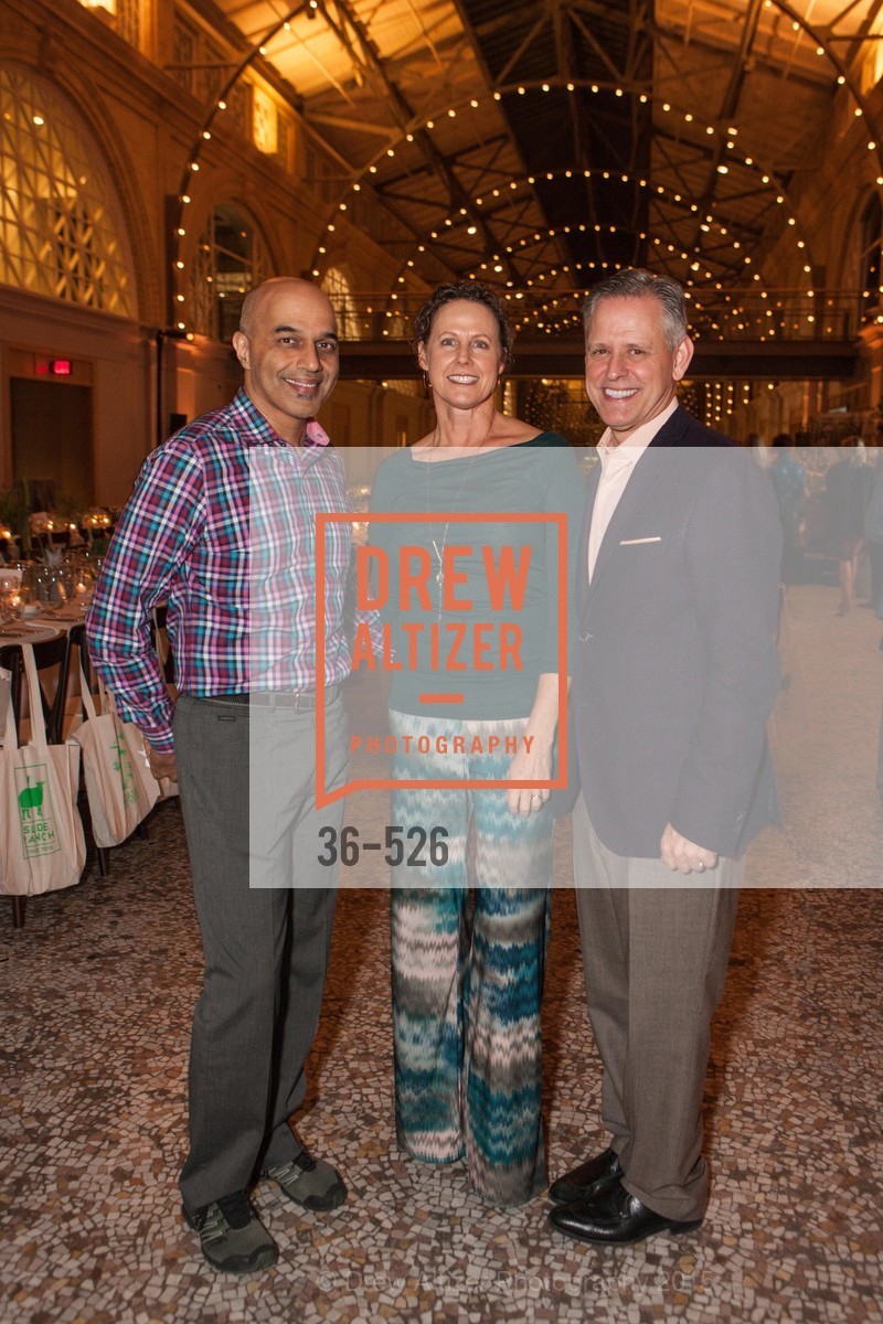 Sunil Paul, Marika Bergsund, Jeff Clarke, Slide Ranch Silver Trowel Awards Dinner & Fundraiser, San Francisco Ferry Building. 2525 Van Ness St, November 12th, 2015