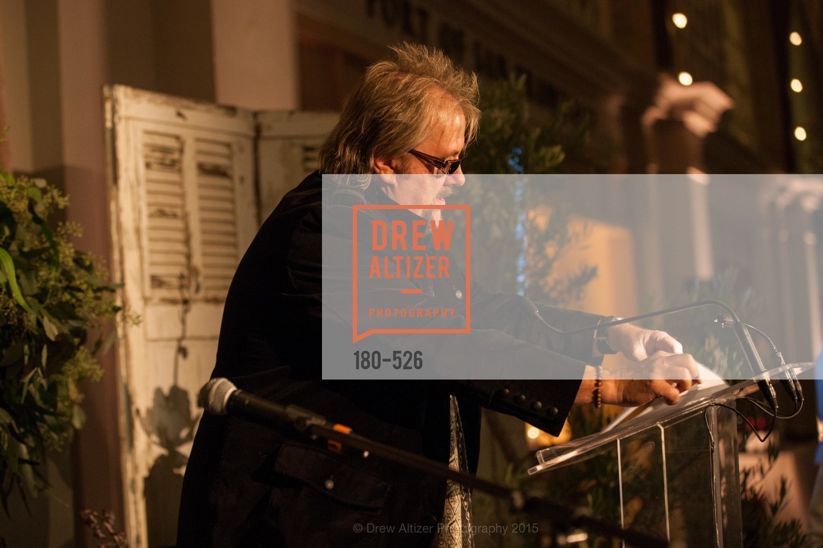 Performance By David Pack, Slide Ranch Silver Trowel Awards Dinner & Fundraiser, San Francisco Ferry Building. 2525 Van Ness St, November 12th, 2015, Photo #180-526 Performance By David Pack, Photo #180-526