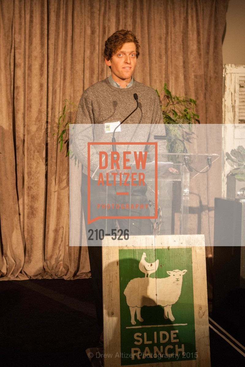 Silas Scheer, Slide Ranch Silver Trowel Awards Dinner & Fundraiser, San Francisco Ferry Building. 2525 Van Ness St, November 12th, 2015,Drew Altizer, Drew Altizer Photography, full-service agency, private events, San Francisco photographer, photographer california