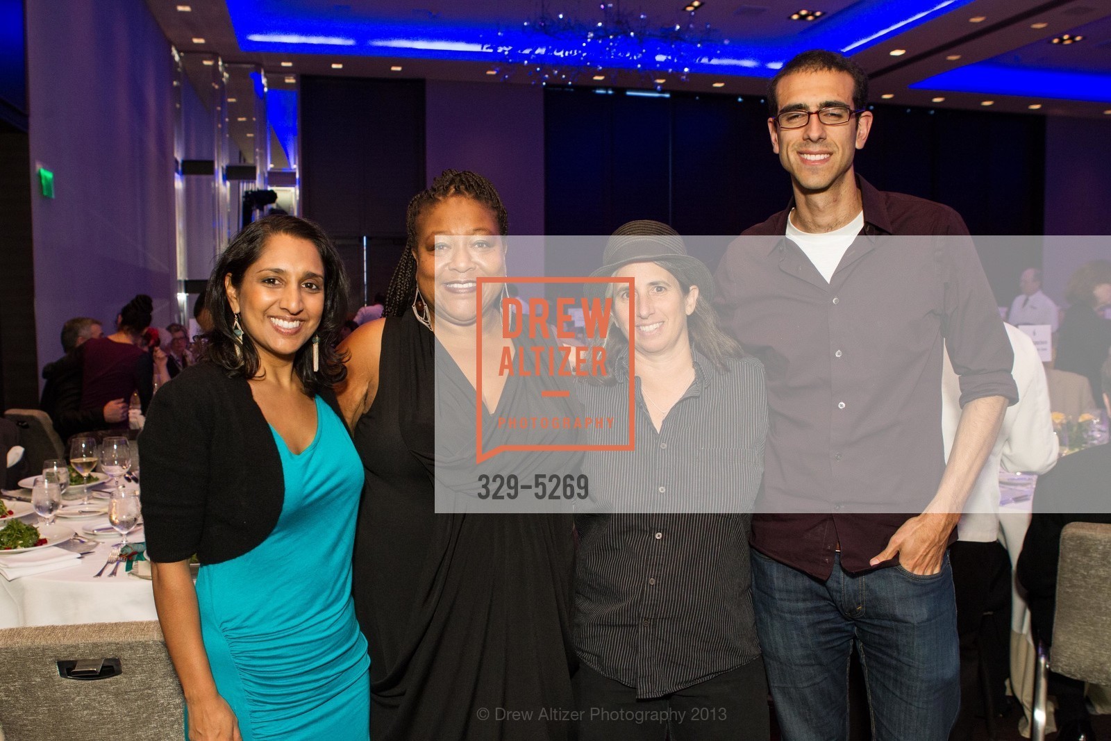 Dhaya Lakshminarayanan, Diane Amos, Lisa Geduldig, Nathan Habib, 2013 Laughs For Life, Stand Up For Suicide Prevention, US, May 1st, 2013, Photo #329-5269 Dhaya Lakshminarayanan, Diane Amos, Lisa Geduldig, Nathan Habib, Photo #329-5269