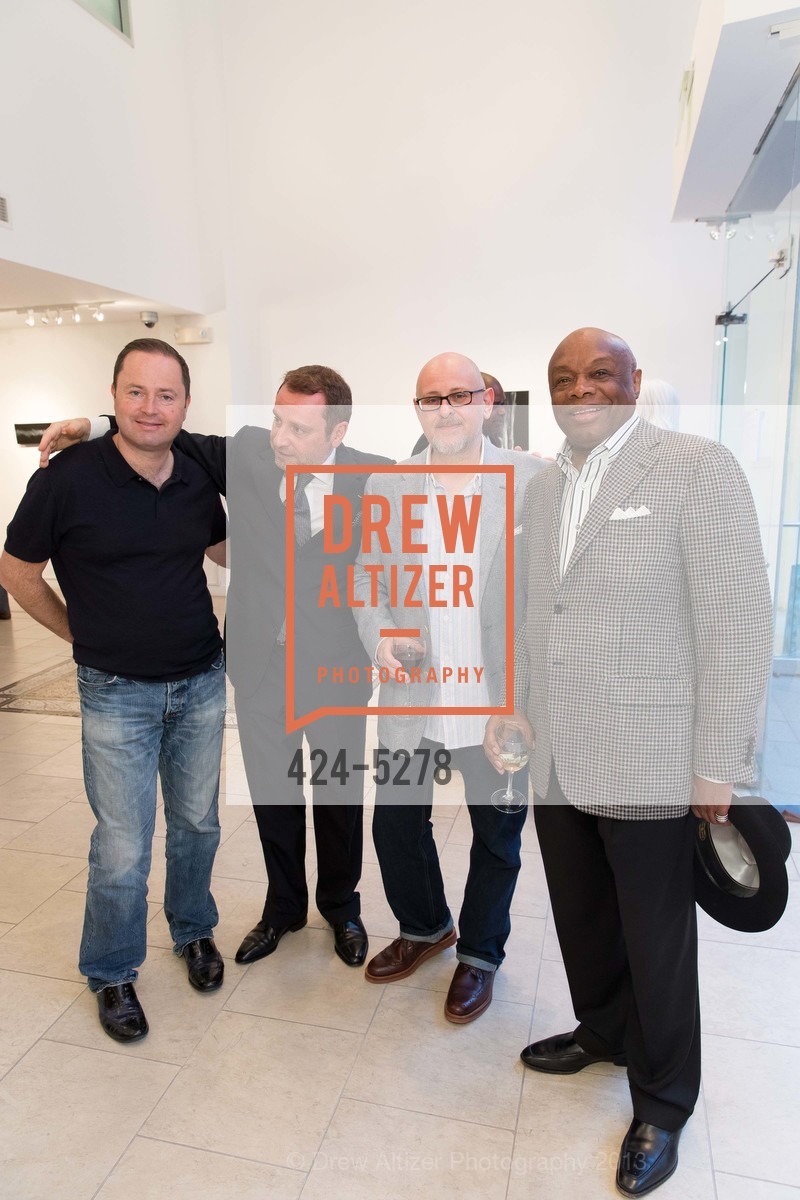 Edward Dubrovsky, Serge Sorokko, Stephen Sumner, Willie Brown, SOROKKO GALLERY Hosts Stephen Sumner, US, May 21st, 2013, Photo #424-5278 Edward Dubrovsky, Serge Sorokko, Stephen Sumner, Willie Brown, Photo #424-5278