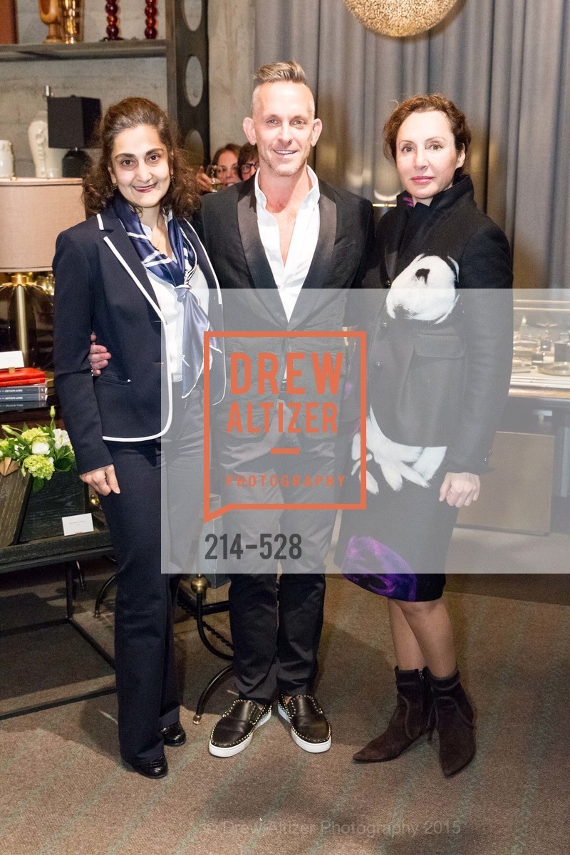 Fati Farmanfarmaian, Jay Jeffers, Clara Shayevich, Jay Jeffers for Arteriors Launch, Jay Jeffers - The Store. 1035 Post St, November 12th, 2015,Drew Altizer, Drew Altizer Photography, full-service agency, private events, San Francisco photographer, photographer california