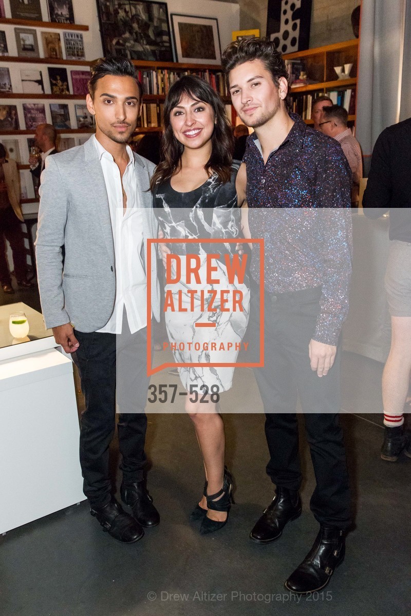 Edward Tohea, Gabriela Marmolejo, Patrick Curry, Jay Jeffers for Arteriors Launch, Jay Jeffers - The Store. 1035 Post St, November 12th, 2015, Photo #357-528 Edward Tohea, Gabriela Marmolejo, Patrick Curry, Photo #357-528