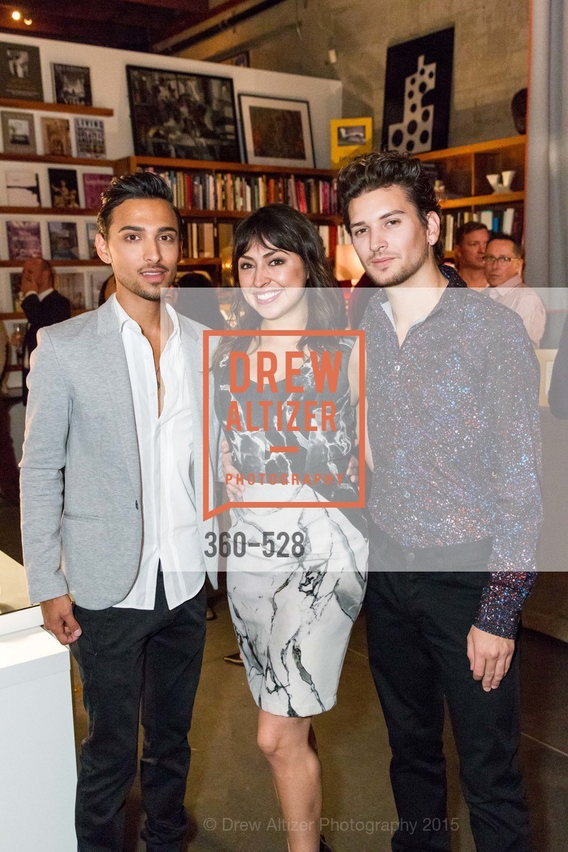 Edward Tohea, Gabriela Marmolejo, Patrick Curry, Jay Jeffers for Arteriors Launch, Jay Jeffers - The Store. 1035 Post St, November 12th, 2015, Photo #360-528 Edward Tohea, Gabriela Marmolejo, Patrick Curry, Photo #360-528