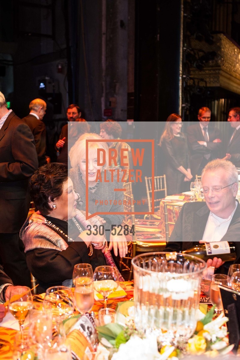 Agnes Kong, Mary Metz, Doug Tilden, A.C.T. Producer Circle Dinner 2013, US, February 13th, 2013, Photo #330-5284 Agnes Kong, Mary Metz, Doug Tilden, Photo #330-5284