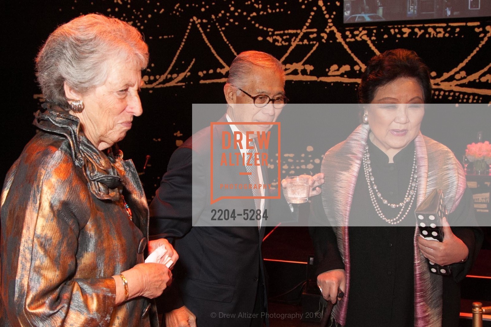 Mary Bianco, Dale Ikeda, Sue Yung Li, A.C.T. Producer Circle Dinner 2013, US, February 13th, 2013, Photo #2204-5284 Mary Bianco, Dale Ikeda, Sue Yung Li, Photo #2204-5284