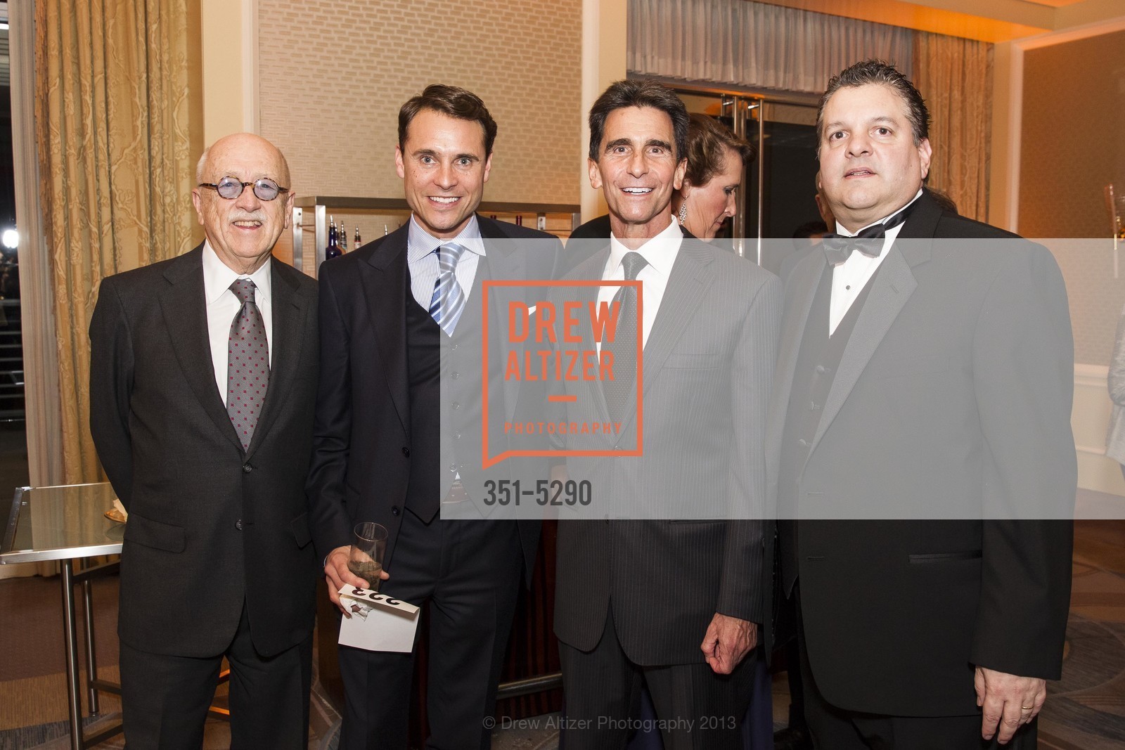Wilkes Bashford, Jeff Garelick, Mark Leno, John Konstin, SMUIN GALA: Fly Me to the Moon 2013, US, January 26th, 2013, Photo #351-5290 Wilkes Bashford, Jeff Garelick, Mark Leno, John Konstin, Photo #351-5290